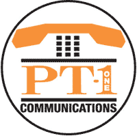 Logotipo oficial de PT-1, un proveedor de servicios de tarjetas telefónicas 